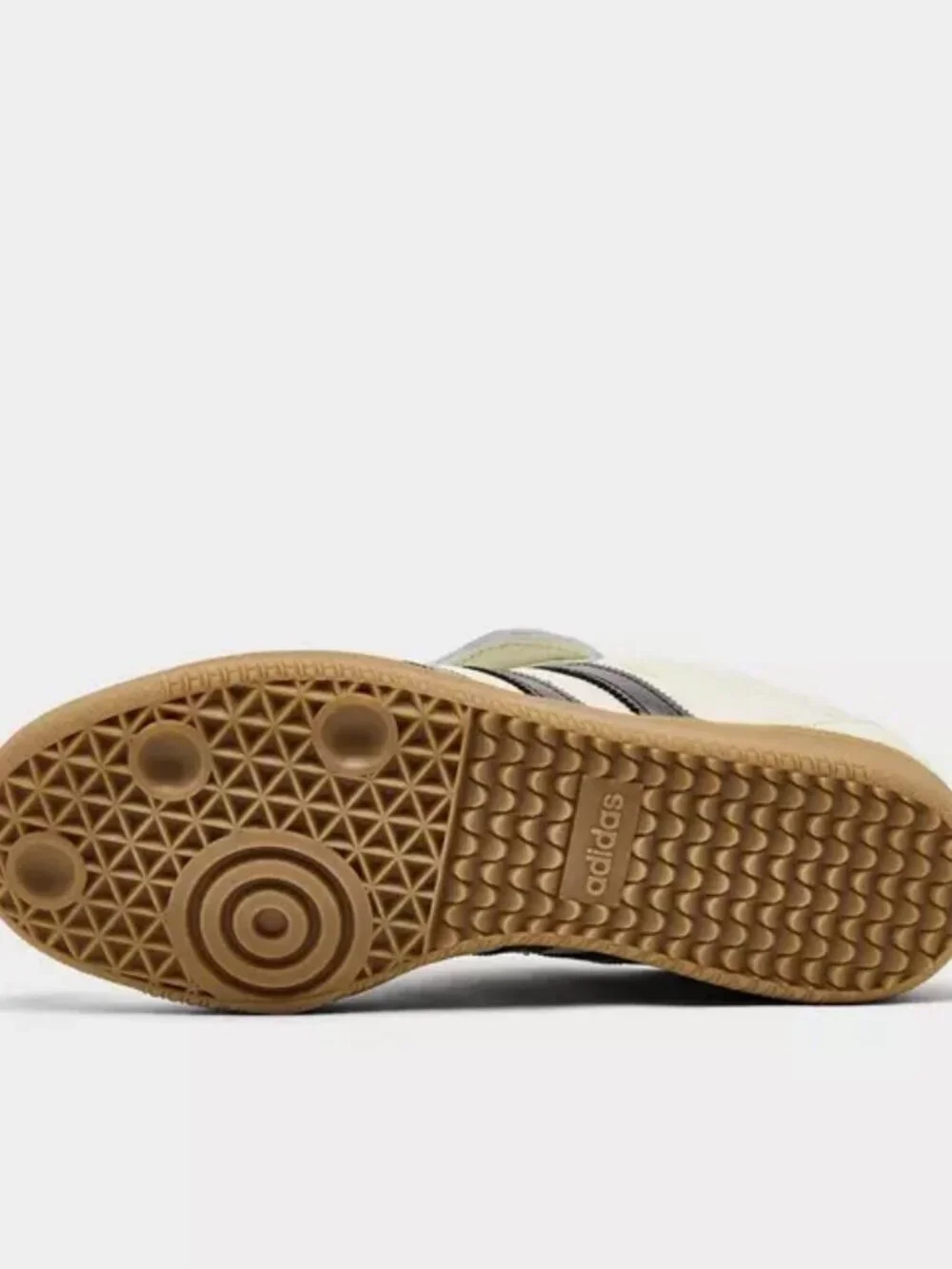 Women's Adidas Originals Samba Long Tongue Shoes - Cream White Black Gum JP6143 - Picture 14 of 14